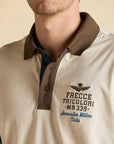 POLO AERONAUTICA MILITARE UOMO FRECCE TRICOLORI CON RICAMI PO1908