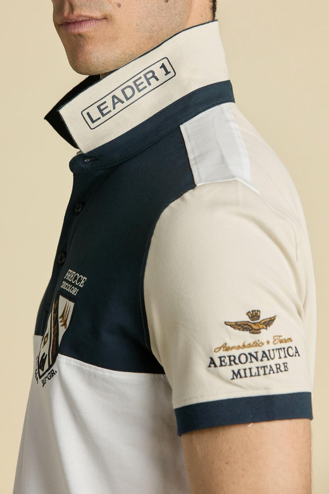 POLO AERONAUTICA MILITARE UOMO CON SCUDETTO FRECCE TRICOLORI PO1915