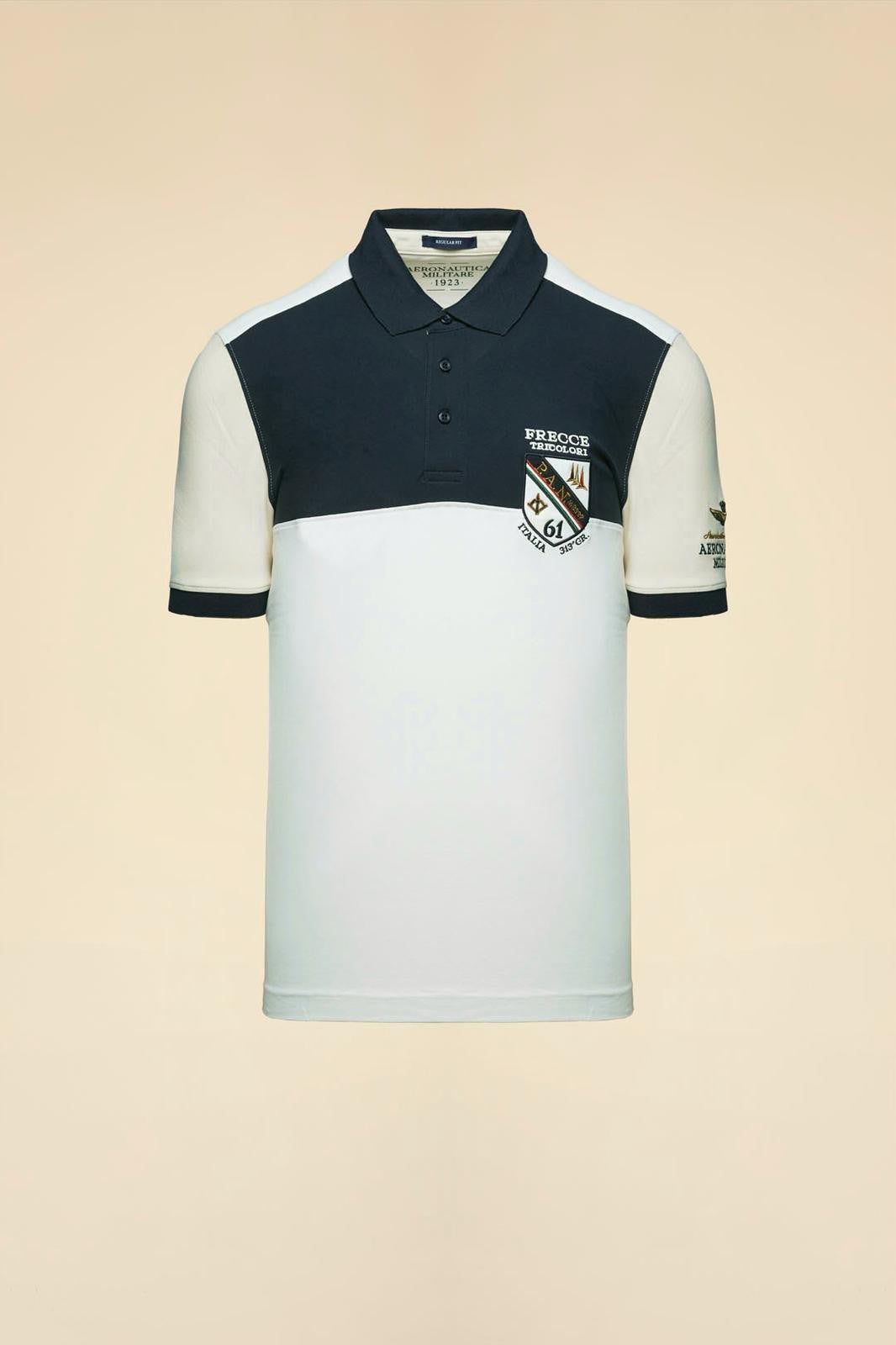 POLO AERONAUTICA MILITARE UOMO CON SCUDETTO FRECCE TRICOLORI PO1915