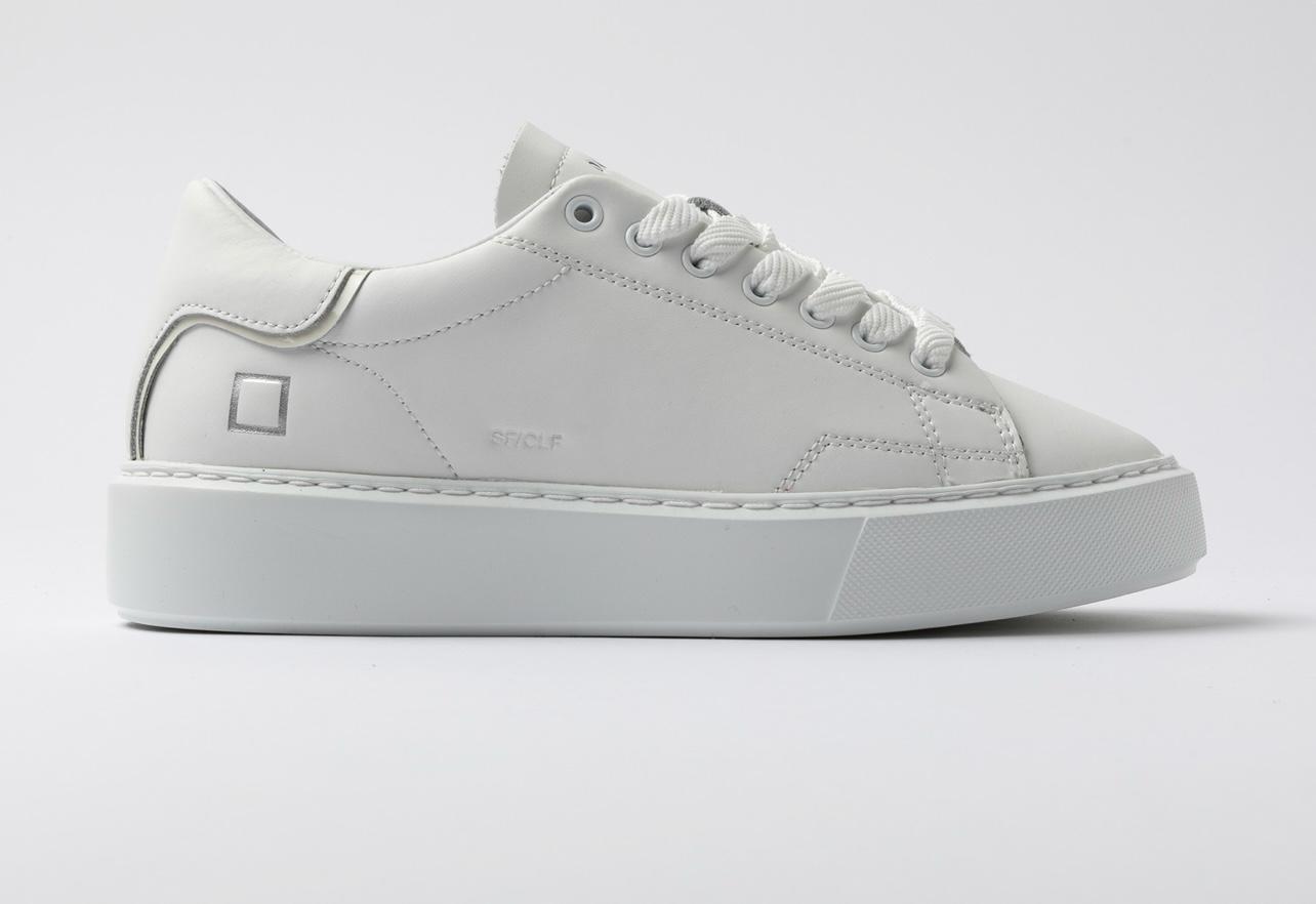 D.A.T.E. DONNA SFERA CALF WHITE