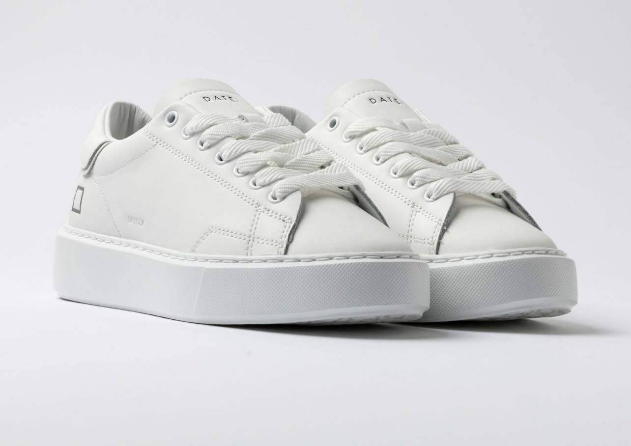D.A.T.E. DONNA SFERA CALF WHITE