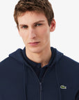 FELPA FULL ZIP CON CAPPUCCIO LACOSTE UOMO