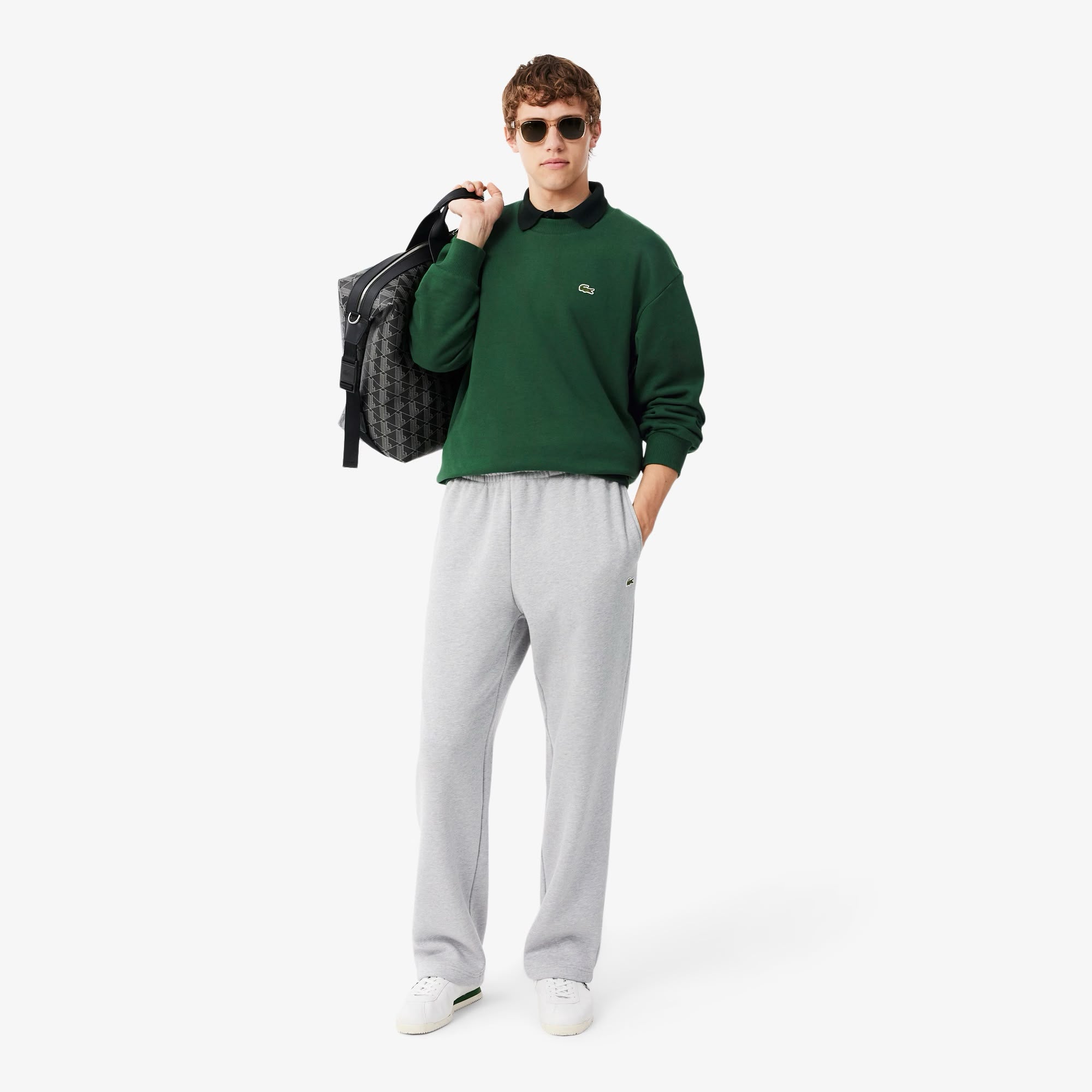 FELPA GIROCOLLO LACOSTE UOMO