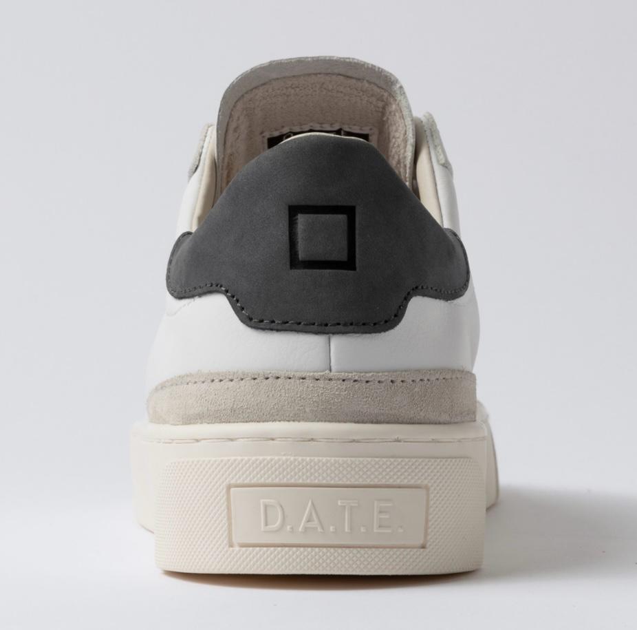 D.A.T.E. UOMO SONICA CALF WHITE-BLUE