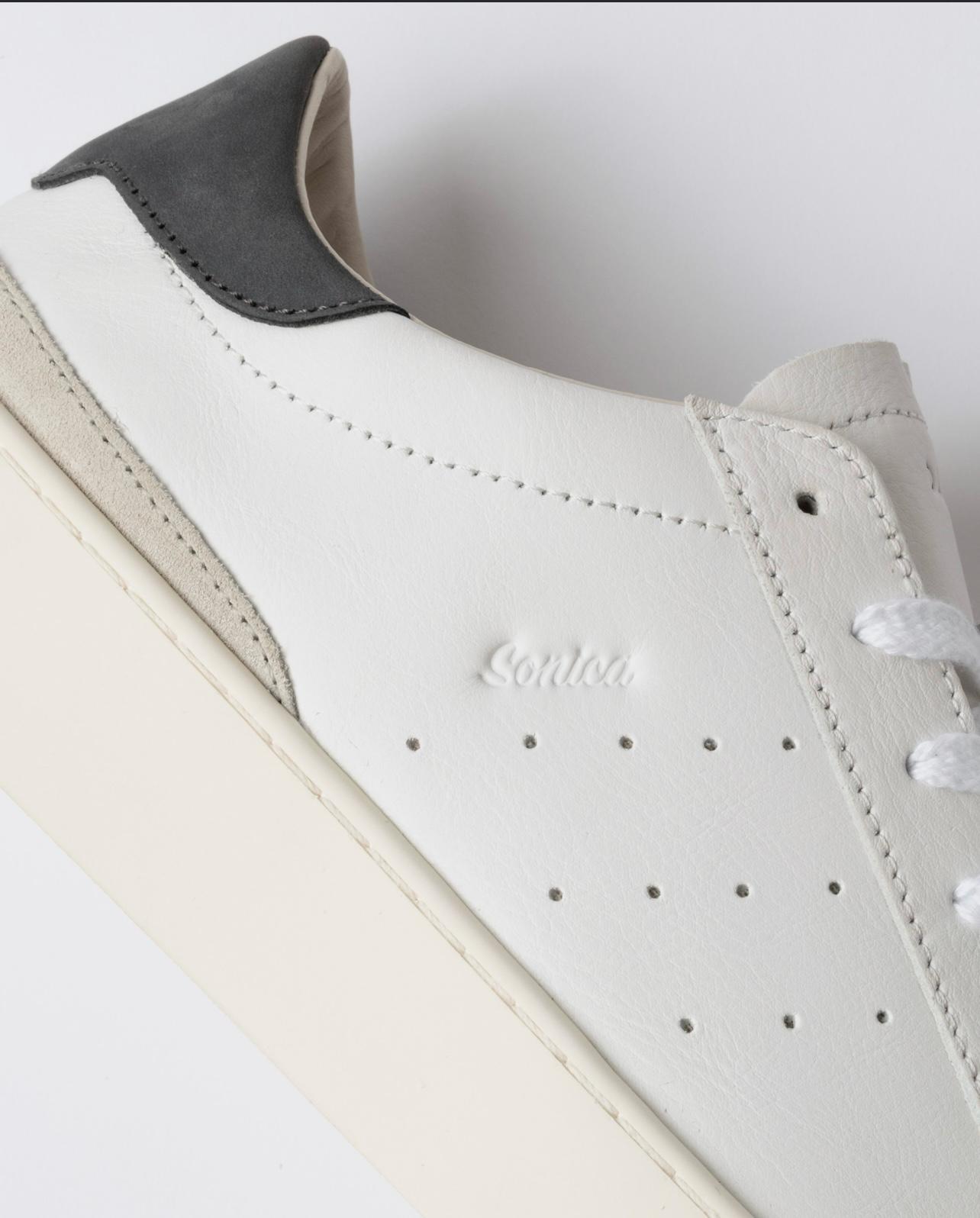 D.A.T.E. UOMO SONICA CALF WHITE-BLUE