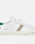 D.A.T.E. UOMO HILL LOW CALF WHITE-GREEN