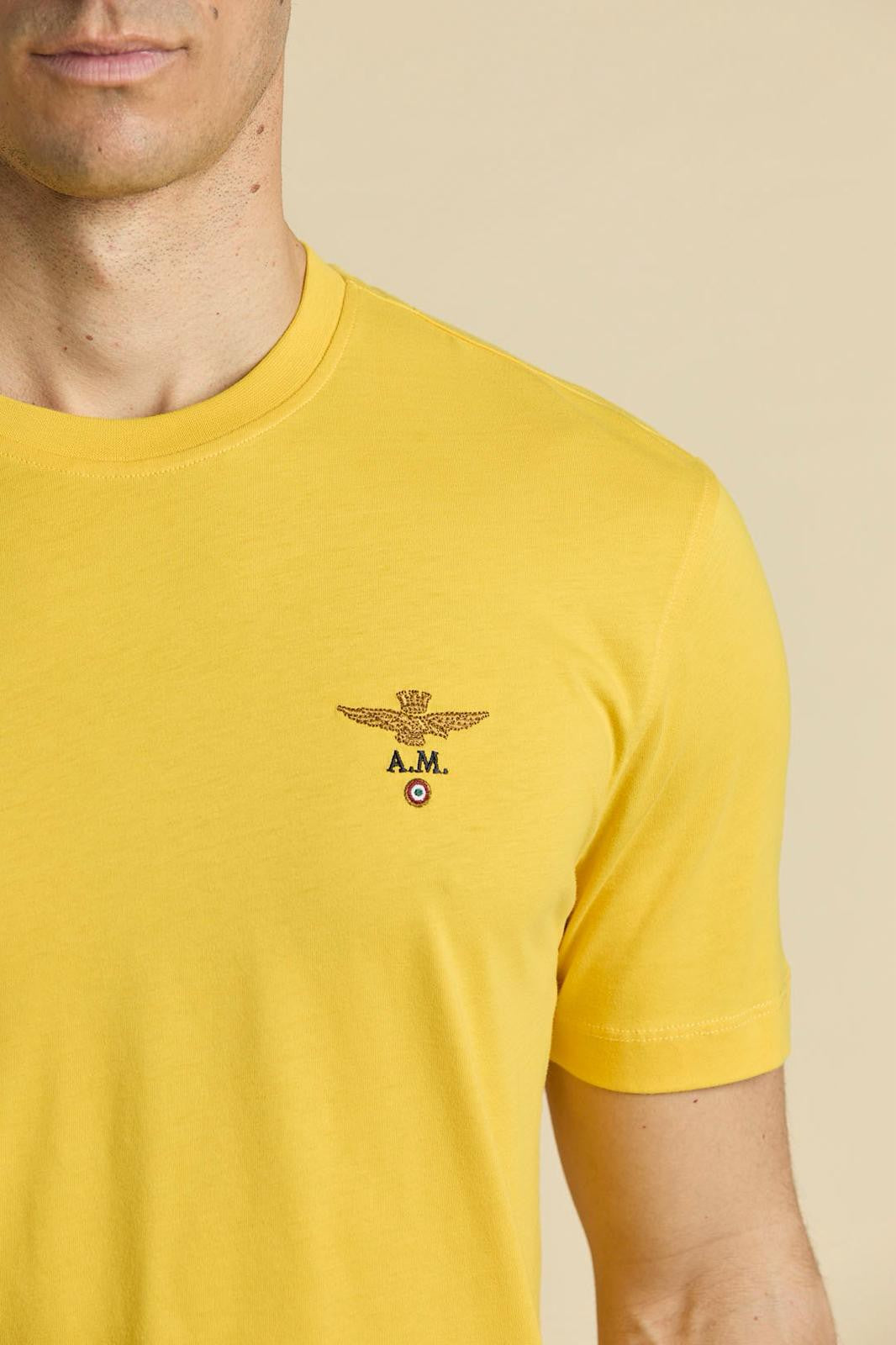 T-SHIRT AERONAUTICA MILITARE UOMO GIROCOLLO BASICA A MANICA CORTA TS1580