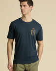 T-SHIRT AERONAUTICA MILITARE UOMO CON STEMMA FRECCE TRICOLORI TS2534