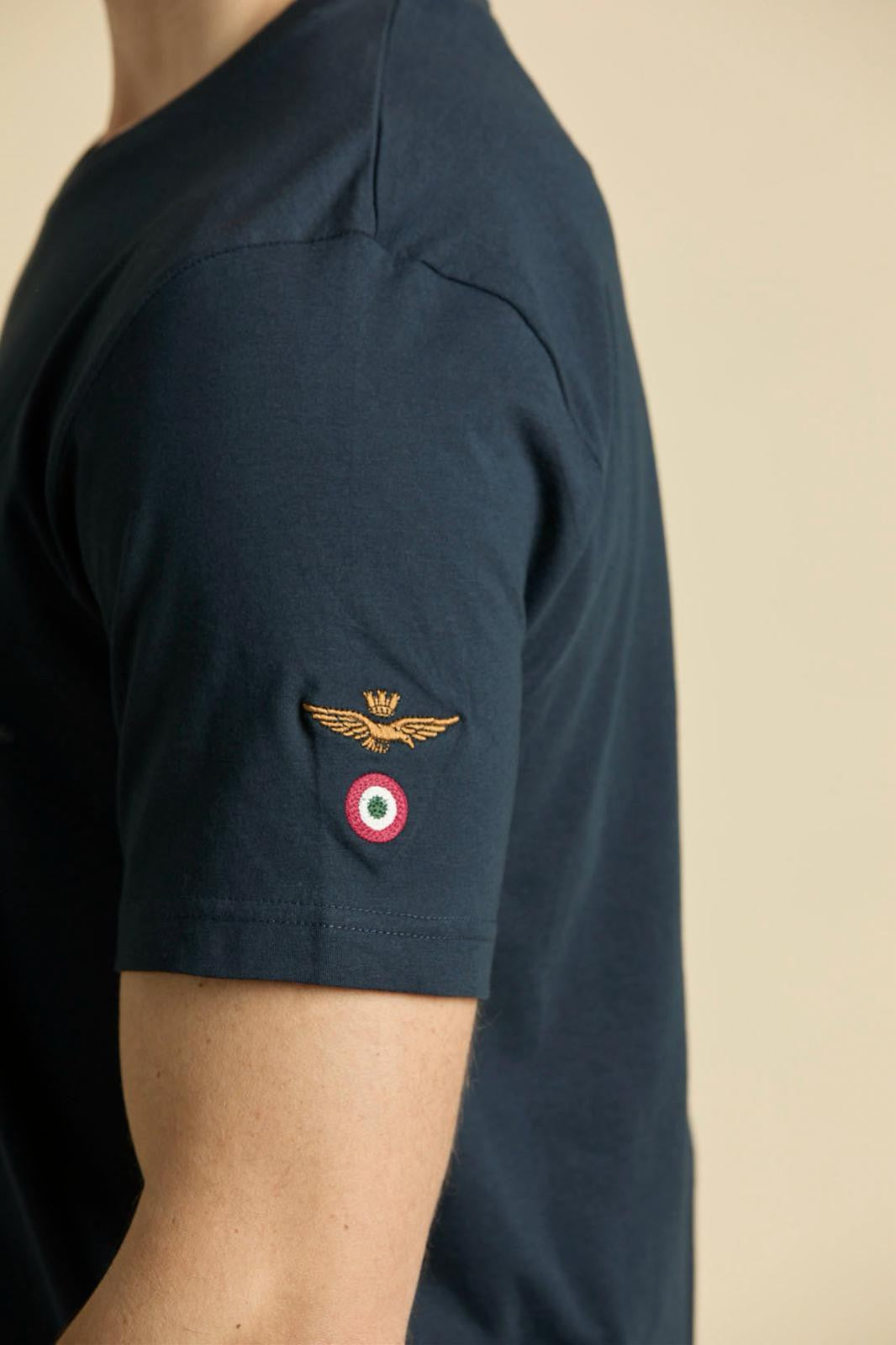 T-SHIRT AERONAUTICA MILITARE UOMO IN COTONE CON STAMPA F-35 TS2536