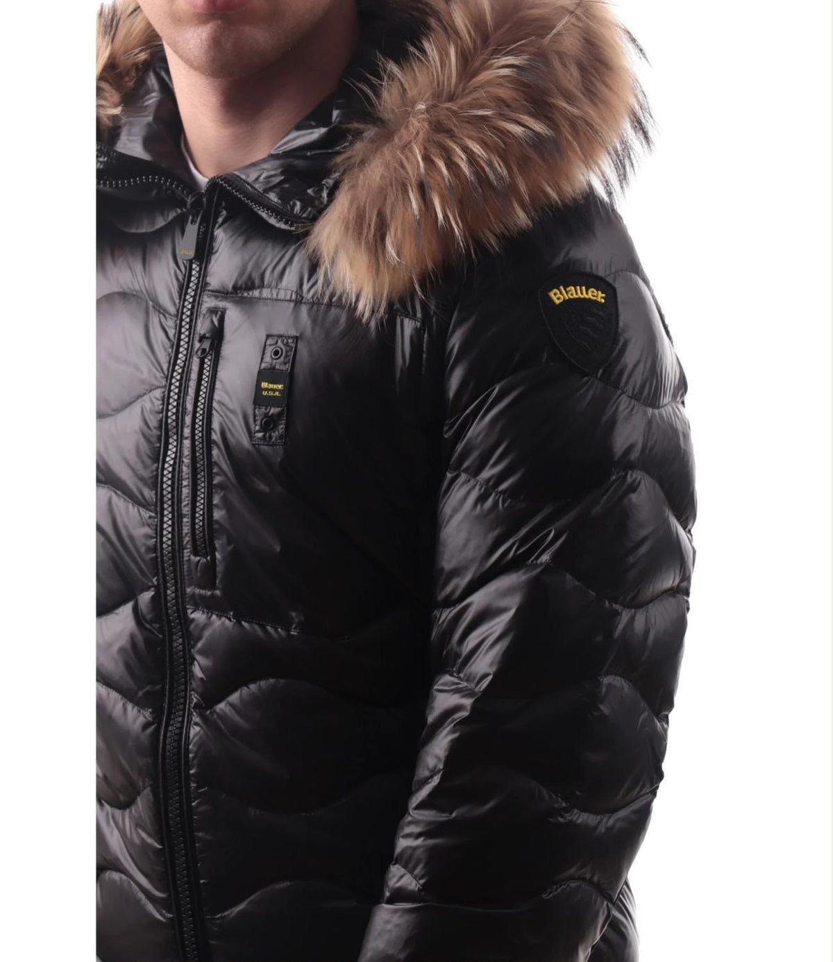 GIUBBINO CON PELLICCIA BLAUER UOMO WAVEFUR