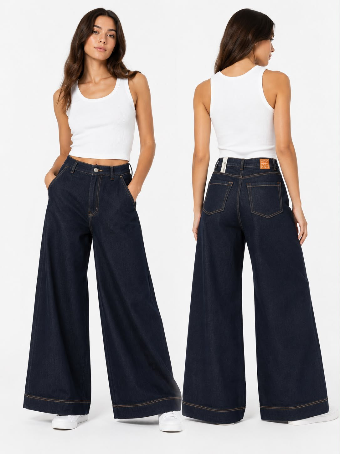 JEANS LINEA EMME DONNA WIDELEG