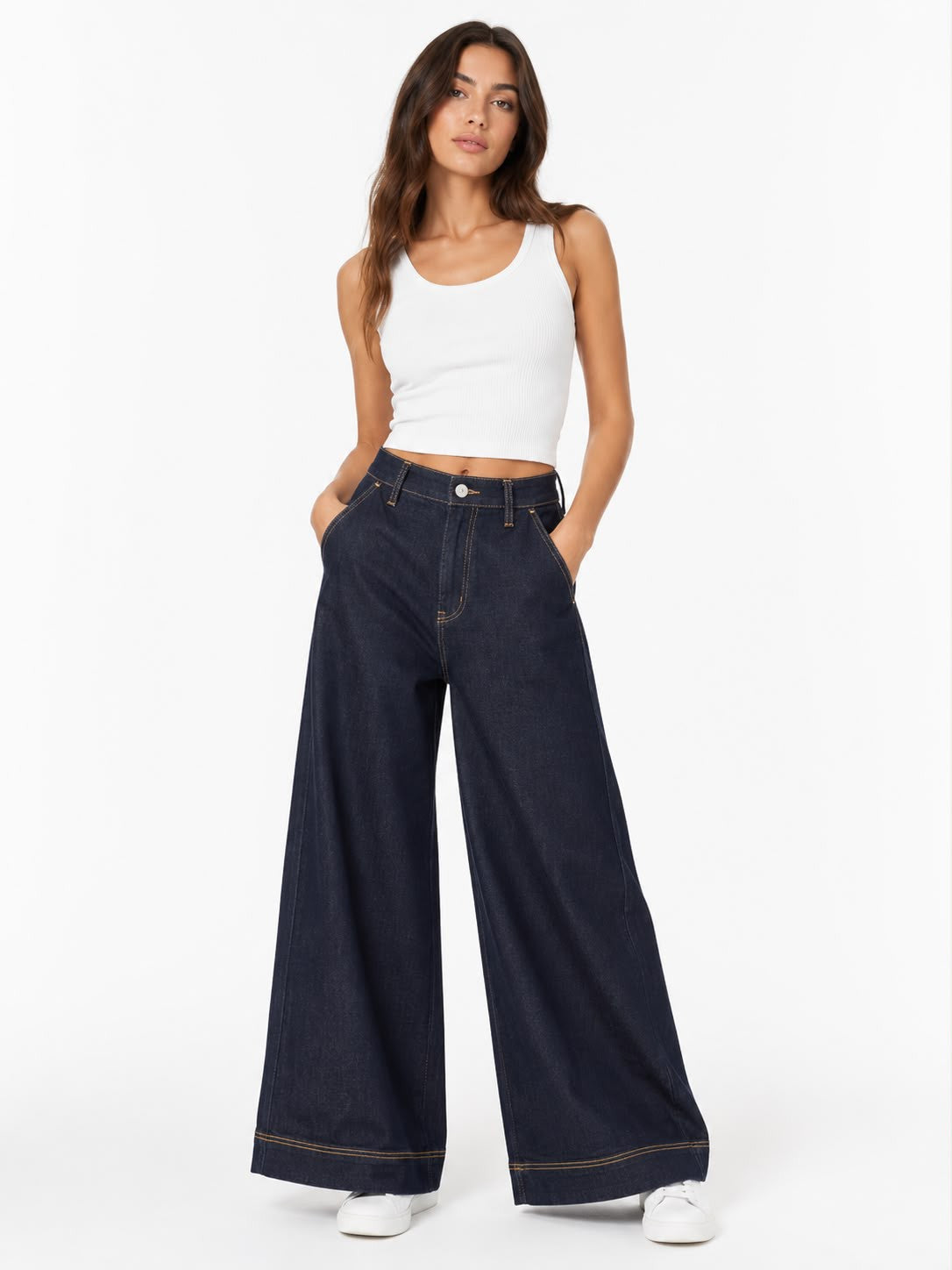JEANS LINEA EMME DONNA WIDELEG