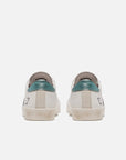 D.A.T.E. DONNA HILL LOW CALF WHITE-GREEN