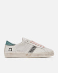 D.A.T.E. DONNA HILL LOW CALF WHITE-GREEN